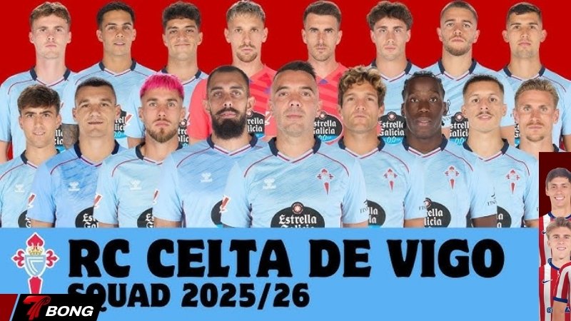 Đội hình hiện tại của Celta Vigo